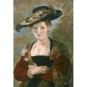  Rubens Wife Etching Rubens, Peter Paul , Portraiture 