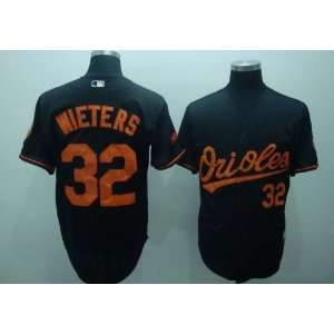  Baltimore Orioles Wieters #32 Cool Base Black Jersey 