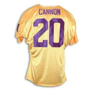  Billy Cannon LSU Tigers Autographed Jersey Inscribed 20 