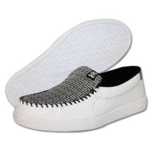  DC Shoes Villain Shoes White/Black Plaid Shoes