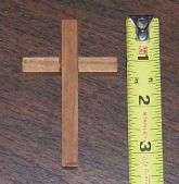 RTD Auctions   12 3 inch Wooden Crosses Craft Wood Cross