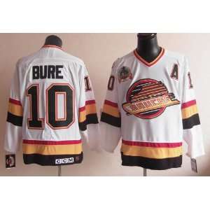  Pavel Bure Jersey Vancouver Canucks #10 Throwback White Jersey 