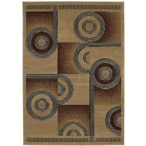 United Weavers Contours Spiral Canvas BE Rectangle 7.90 x 10.60 Area 