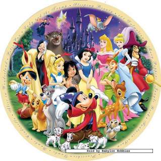   jigsaw puzzle 1000 pcs Round   Wonderful World of Disney 1  