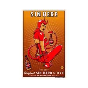  Original Sin Devil Girl Poster: Home & Kitchen