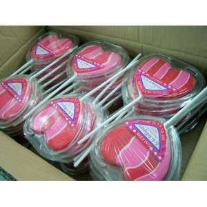 Valentines Liquidation Case Lot 36 Wholesale Huge 4 La La Lollipops 