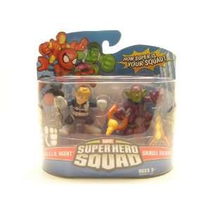   : Marvel Super Hero Squad Nick Fury and Skrull Soldier: Toys & Games