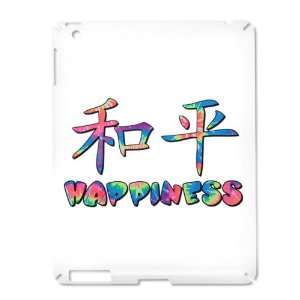  iPad 2 Case White of Asian Happiness in Tye Dye Colors 