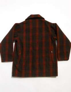   WOOLRICH Wool PLAID Button Front MACKINAW Style HUNTING Jacket 44 F2