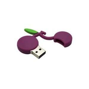  8GB Fruit Cartoon USB Flash Drive Purple: Electronics