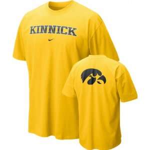  Iowa Hawkeyes Nike Gold Our House Tee: Sports & Outdoors