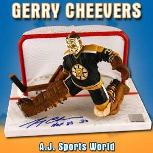  GERRY CHEEVERS Boston Bruins SIGNED McFarlane SP   NHL 