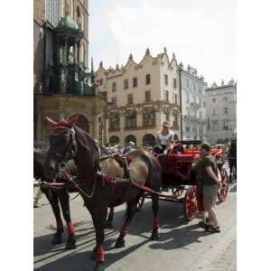  and Carriages in Main Market Square, Old Town District, Unesco World 