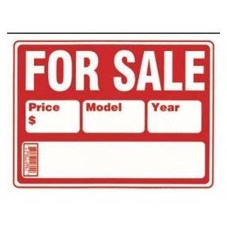 FOR SALE Price, Model, Year 9x12 Plastic Sign