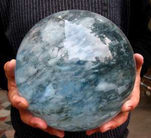 12.4kg Large crystal Cherry blue pretty sphere BALL 