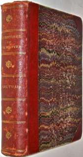 Leather;TOM SAWYER by MARK TWAIN!! Antique Leatherbound  