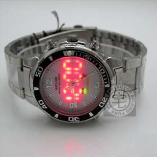 WEIDE Men Digital Sport Analog Red LED Quartz Watches  