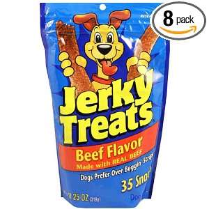 Jerky Treats Soft & Chewy Beef, 11.25 Ounce Packages (Pack of 8 