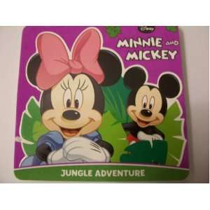   Board Book ~ Minnie and Mickey Mouse Jungle Adventure Toys & Games