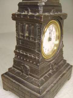 Vintage Waterbury , Novelty Statue of Liberty Clock Garniture , New 