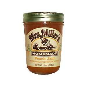 Peach Jam No Added Sugar 3 jars Mrs Miller Homemade  