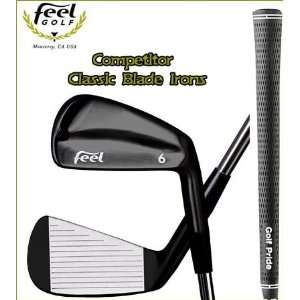 Feel Golf Competitor Irons (ShaftSteel,FinishGun Metal 