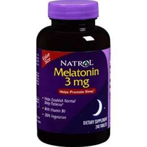  Melatonin 3 mg 120 Tabs ( Help Establish Normal Sleep 