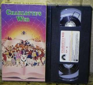 Charlottes Web McDonalds 1973 Version Movie VHS FREE U.S. SHIPPING 