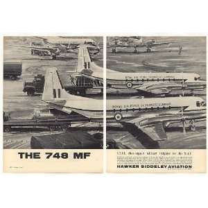  1963 Royal Air Force Hawker Siddeley 748 MF Aircraft Print 