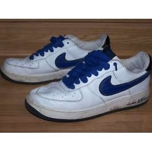  Nike Air Force 1 Size 11 Blue White Used Sports 