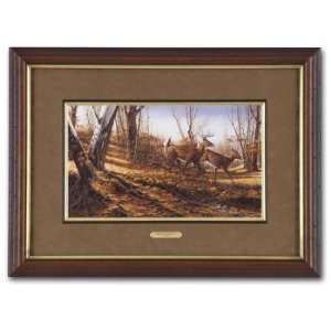 Terry Redlin Autumn Run Print with Deluxe Framing:  