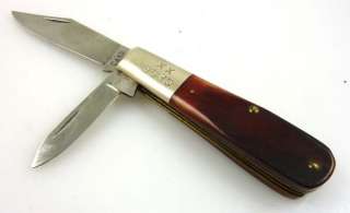 Vintage Case XX 1940 Redbone Barlow 62009 1/2 Double Blade Folding 