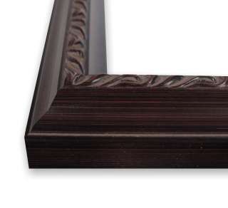   Dark Cherry .825 Wide Complete Solid Wood New Frame (6419)  