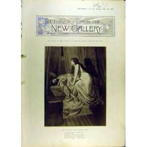    1897 Fine Art Old Print Paintings Topham Wetherbee