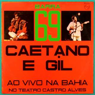 LP CAETANO VELOSO & GIL BARRA 69 84 BOSSA PSYCH BRAZIL  