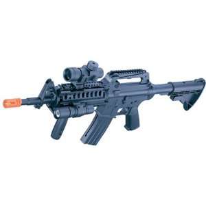  Spring Loaded Airsoft Gun with Laser & Flash Light: Sports 