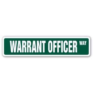  WARRANT OFFICER Street Sign Army Navy WO CWO Patio, Lawn 