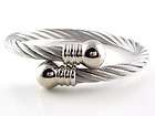 New Magnetic Bracelet Golf Stainless Steel Wire Silver