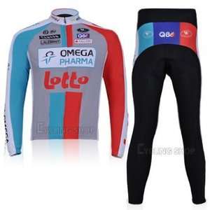  lotto / sweat jersey / outdoor cycling long sleeve suit / 11 lottery 