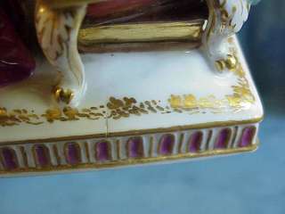 Antique Royal Vienna Dresden Senses SIGHT Lace Vanity Dressing Table 