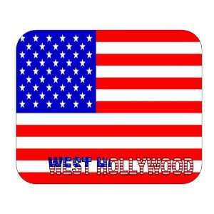  US Flag   West Hollywood, California (CA) Mouse Pad 