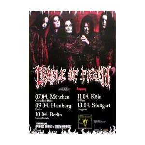  CRADLE OF FILTH German Tour 2003 Music Poster