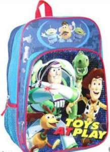 NEW TOY STORY 16 BACKPACK WITH LED LIGHTS NWT $28  