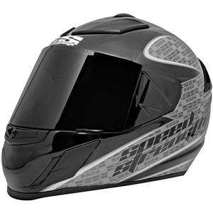   and Strength SS2000 Twist of Fate Helmet   2X Large/Matte Black/Grey