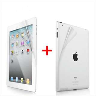Front+Back Full Body LCD Screen Protector Film Guard For iPad 2 The 