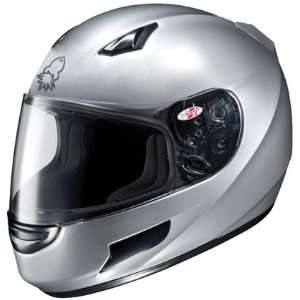  Joe Rocket Prime Solid Street Motorcycle Helmet Silver 