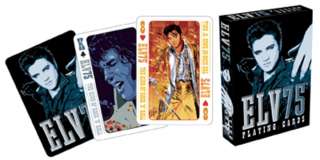 ELVIS PRESLEY 75TH ANNIVERSARY POKER PLAYING CARDS 52  