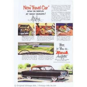 1953 Nash Ambassador County Club Coupe Black New Travel Car Vintage 