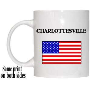  US Flag   Charlottesville, Virginia (VA) Mug Everything 