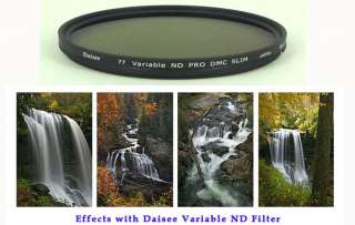 Filter Kit: Daisee 77mm Variable ND Neutral Density + HOYA HMC UV(C 